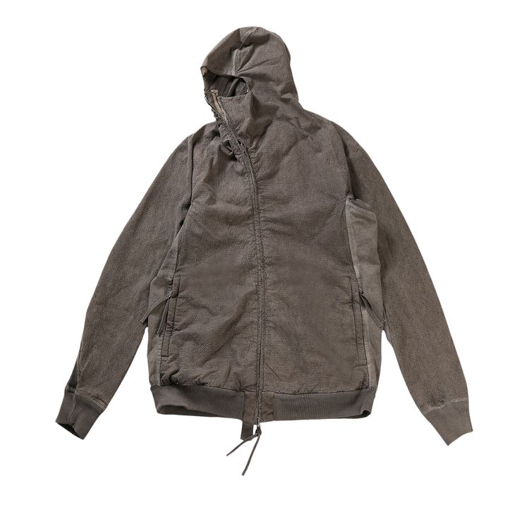

Куртка Boris Bidjan Saberi Hybrid Zipper Jacket 'Carbon Grey', серый