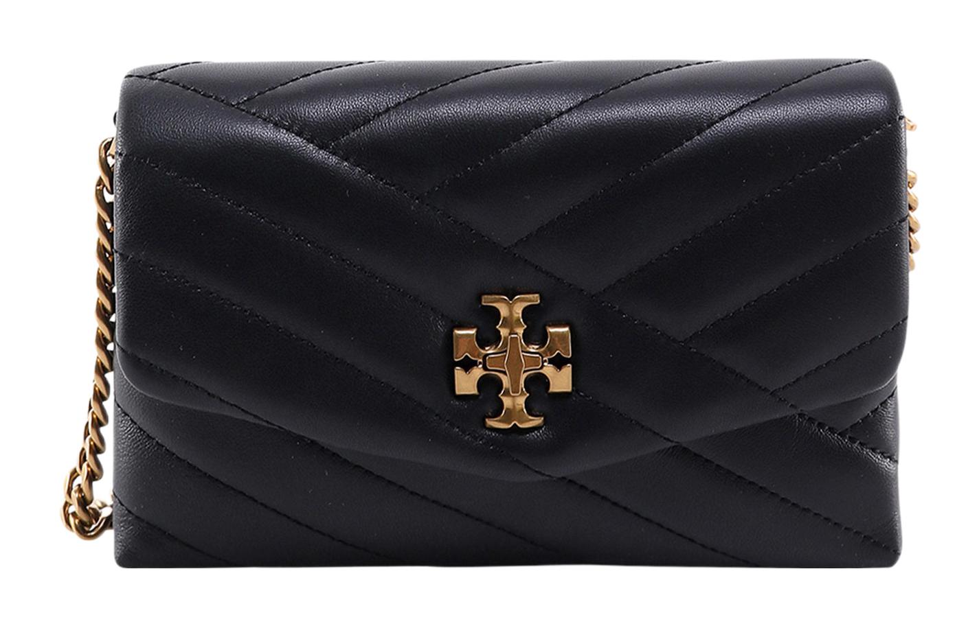 

TORY BURCH Сумка через плечо Kira из кожи, женская, черная