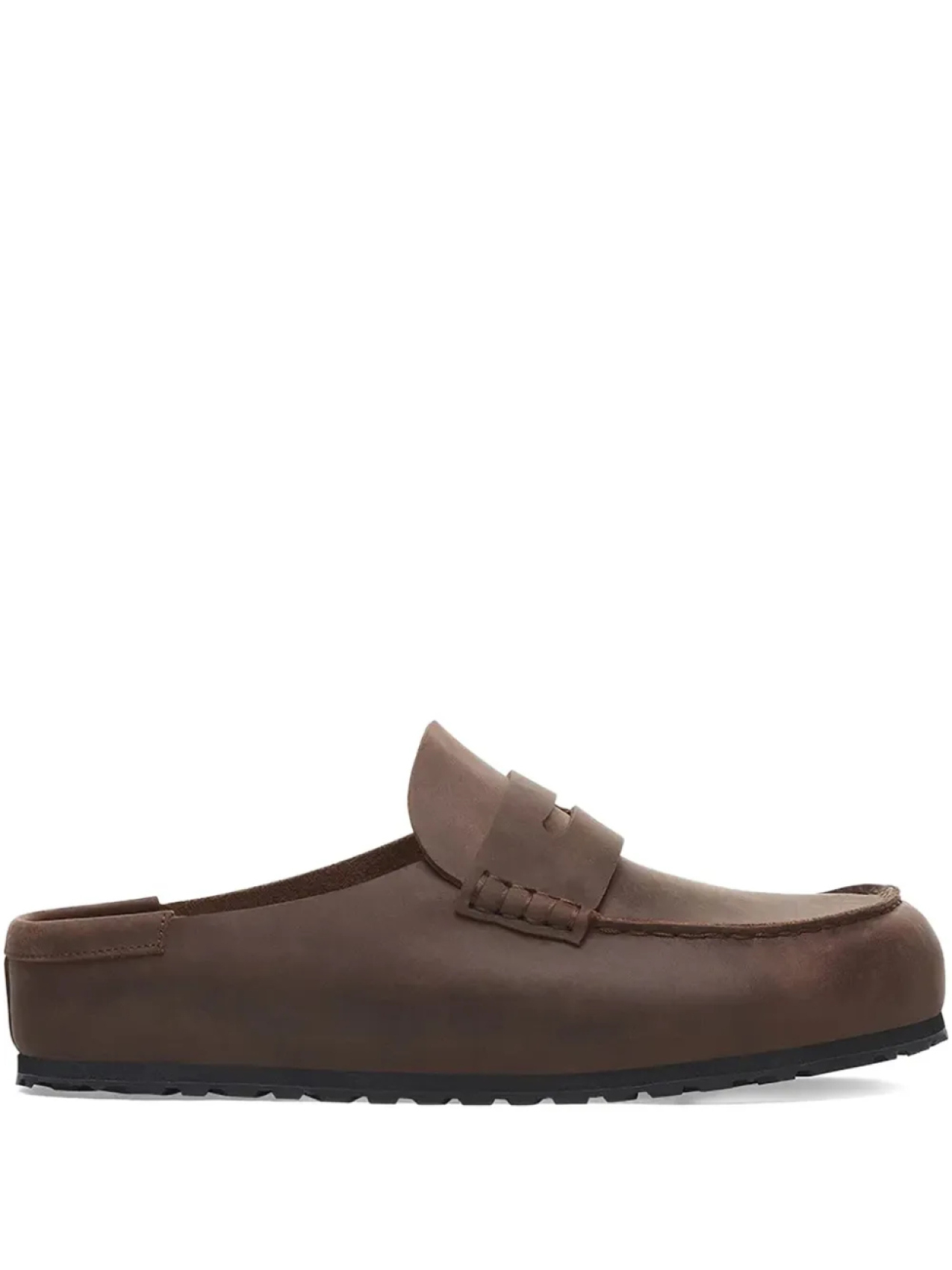 

Мюли Birkenstock Naples с прорезями для пенни, коричневый