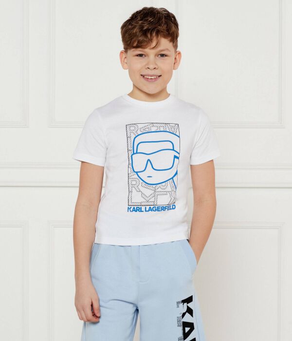 

Футболки Regular fit Karl Lagerfeld Kids, белый
