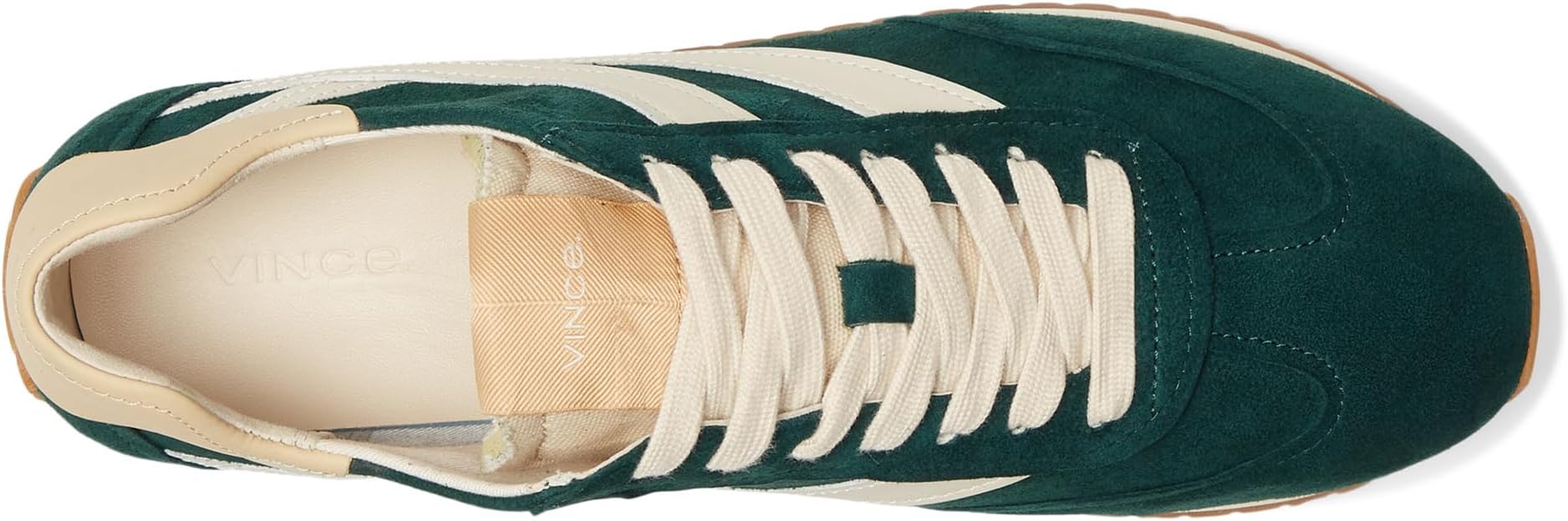 Кроссовки Vince Oasis Runner-W Lace-Up Shoes, цвет Blgrn/Flax — фото 2