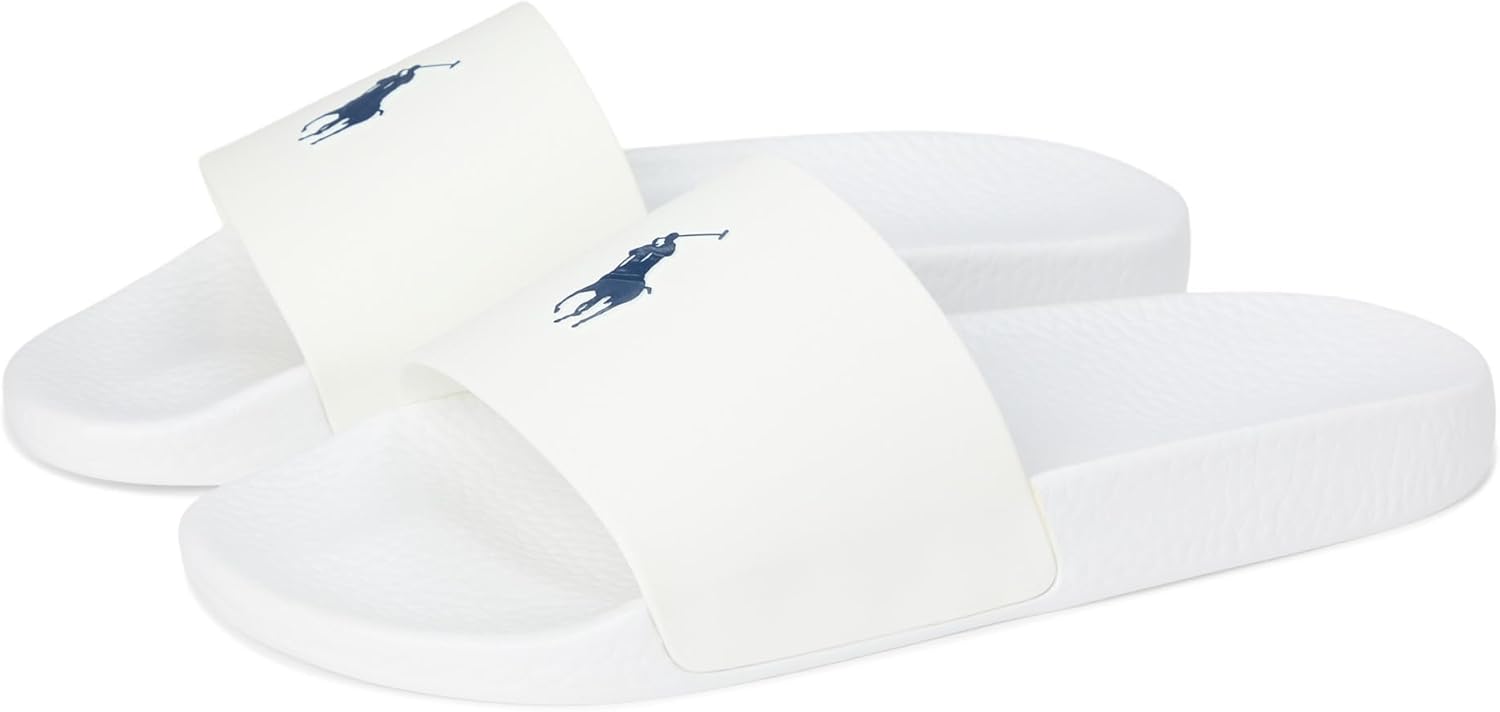 

Кроссовки POLO RALPH LAUREN Men's Polo Slide Sandal, White/Navy