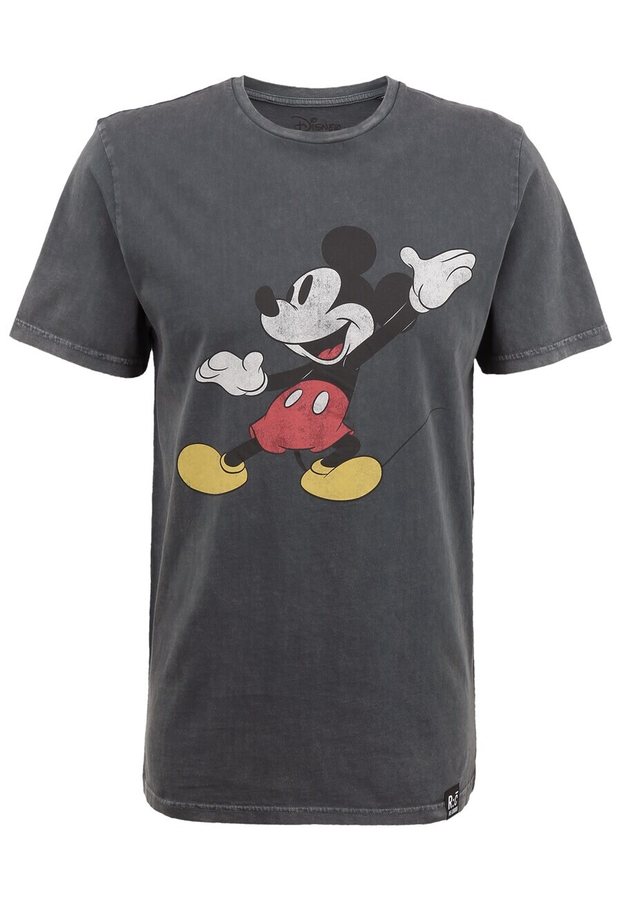 

Классическая футболка Recovered Shirt Disney Mickey Mouse Posing, темно-серый