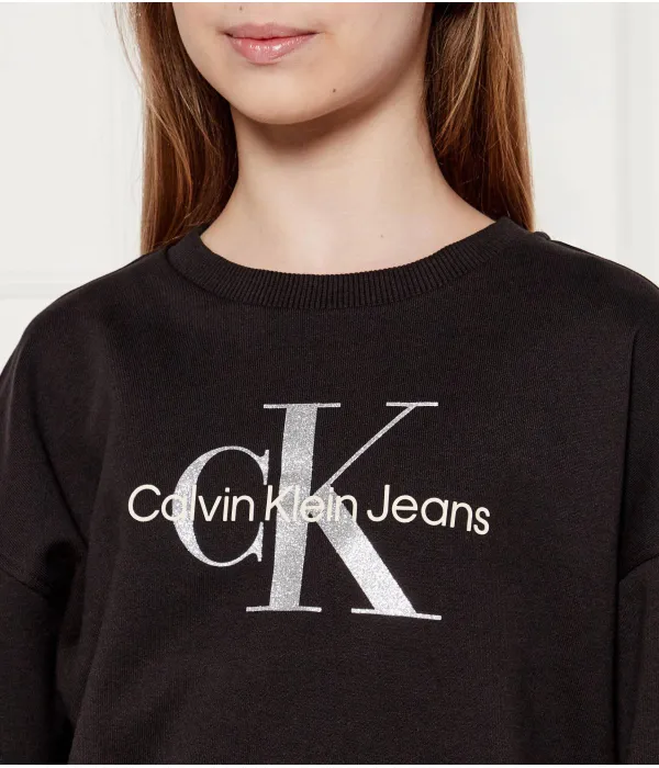 Толстовка Loose fit Calvin Klein Jeans, черный — фото 4
