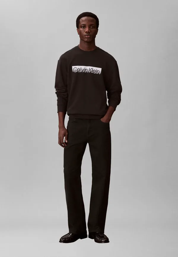 Спортивная толстовка с графическим принтом и стандартным логотипом. Calvin Klein, Black — фото 2