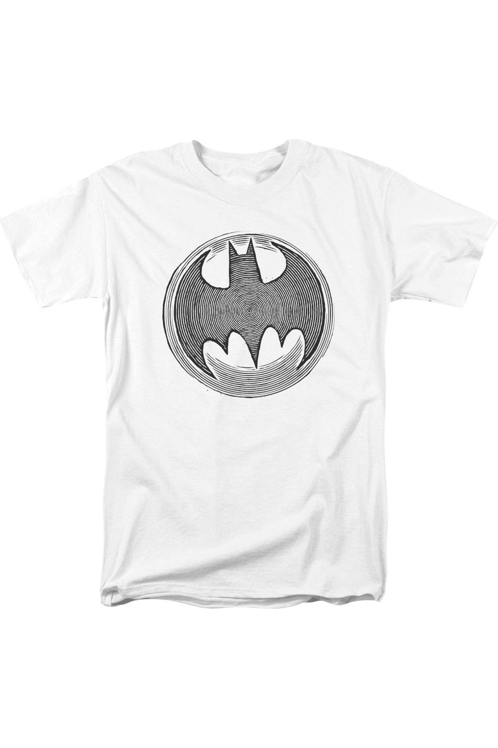 

Футболка с коротким рукавом Batman Knight Knockout для взрослых Gildan, белый