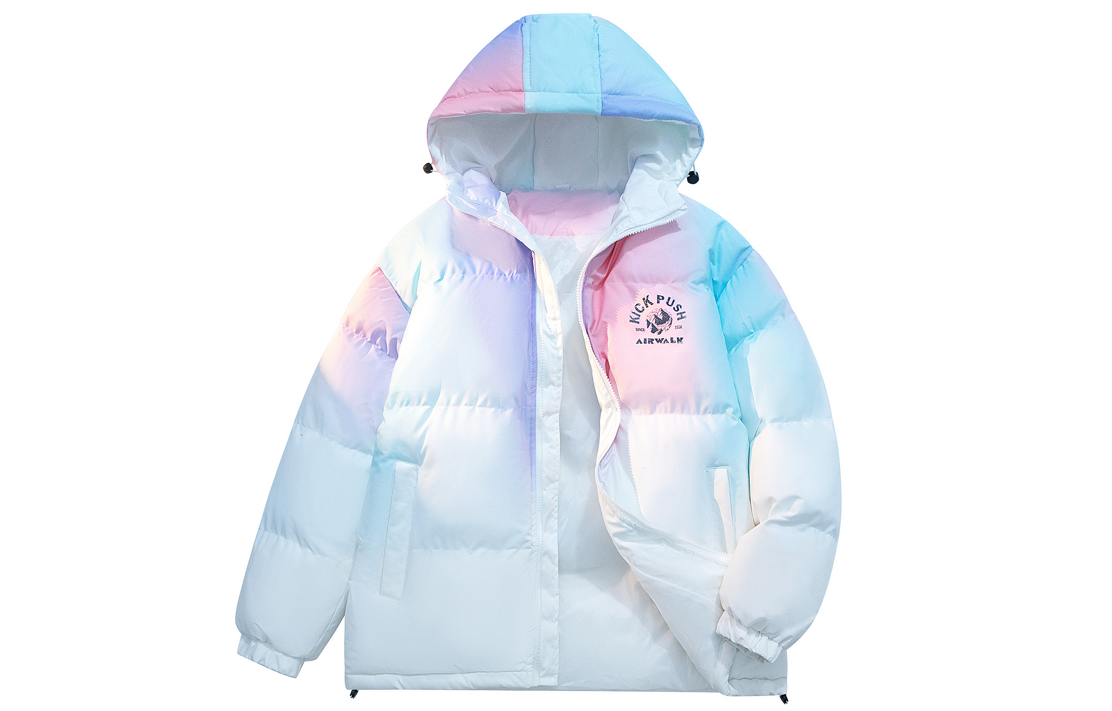 

Airwalk Пуховик Unisex, Gradient Blue Pink (Hooded Upgraded)