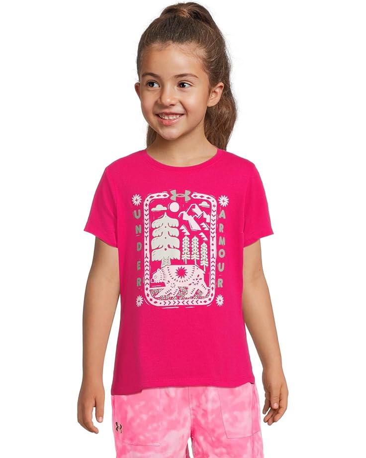 

Футболка Under Armour Kids Folklore Bear Tee, цвет Shaded Fuchsia