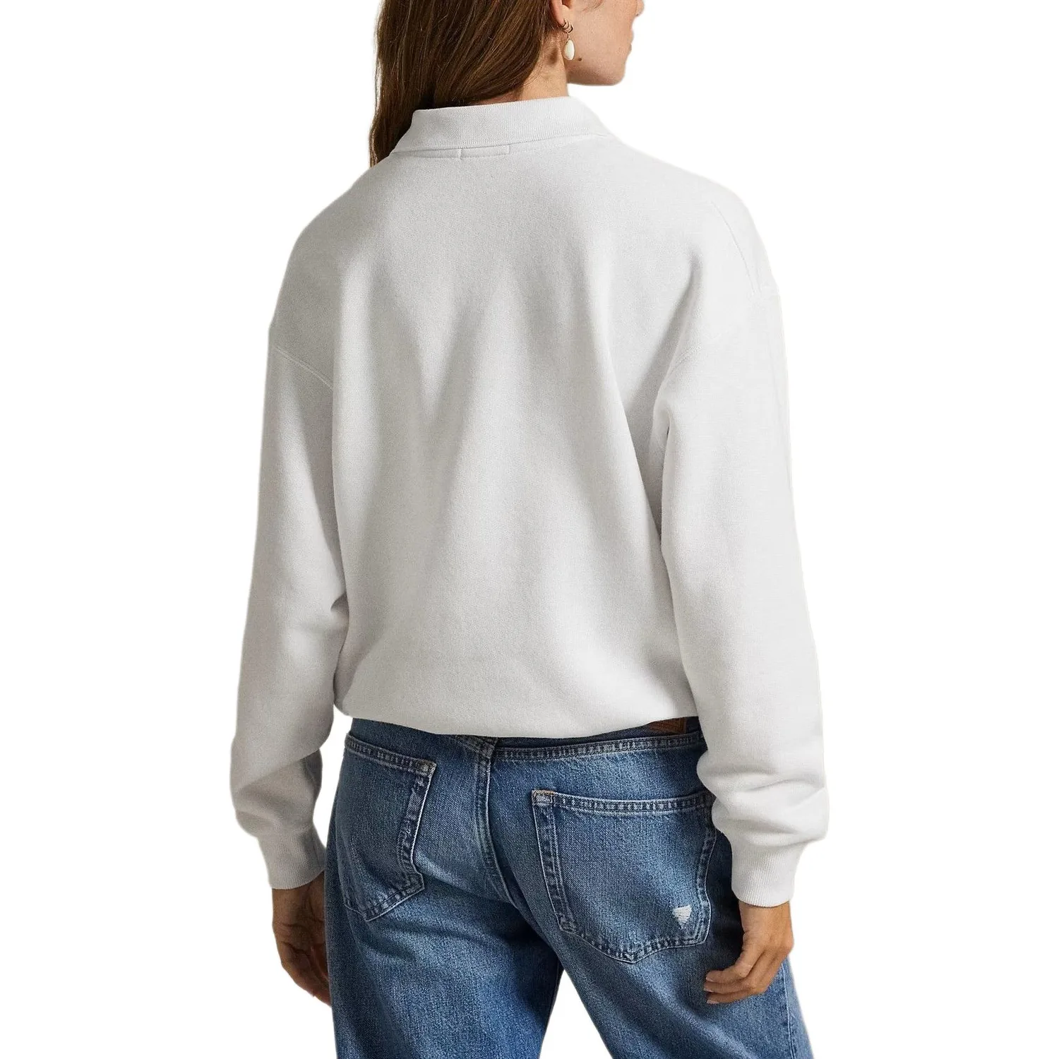Свитшот Women's Polo Ralph Lauren, белый — фото 4
