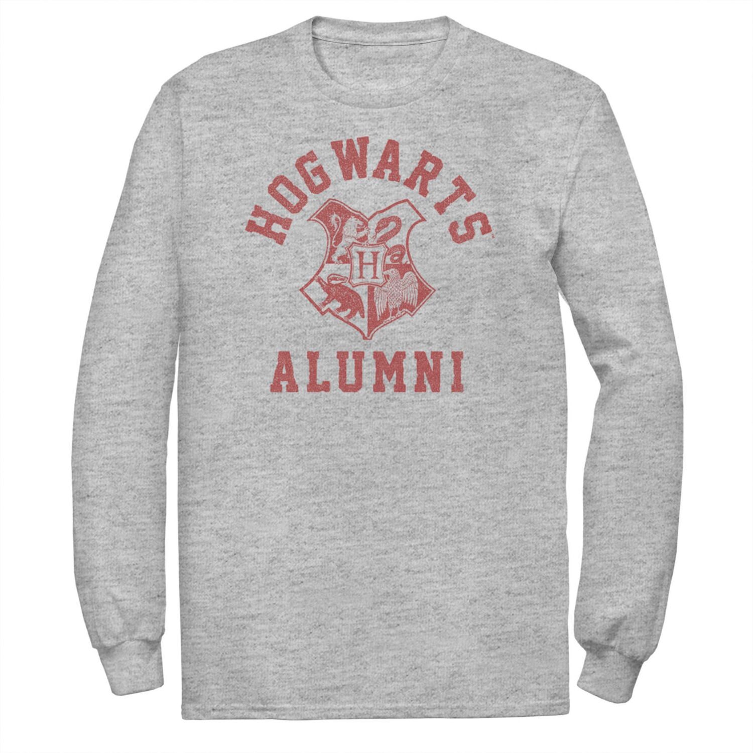 

Мужская футболка с логотипом Deathly Hollows 2 Hogwarts Alumni Harry Potter