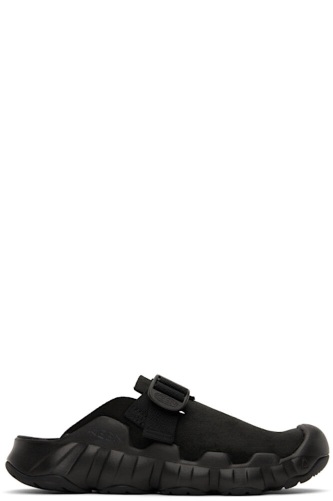 

Черные кожаные сабо Hyperport KEEN
