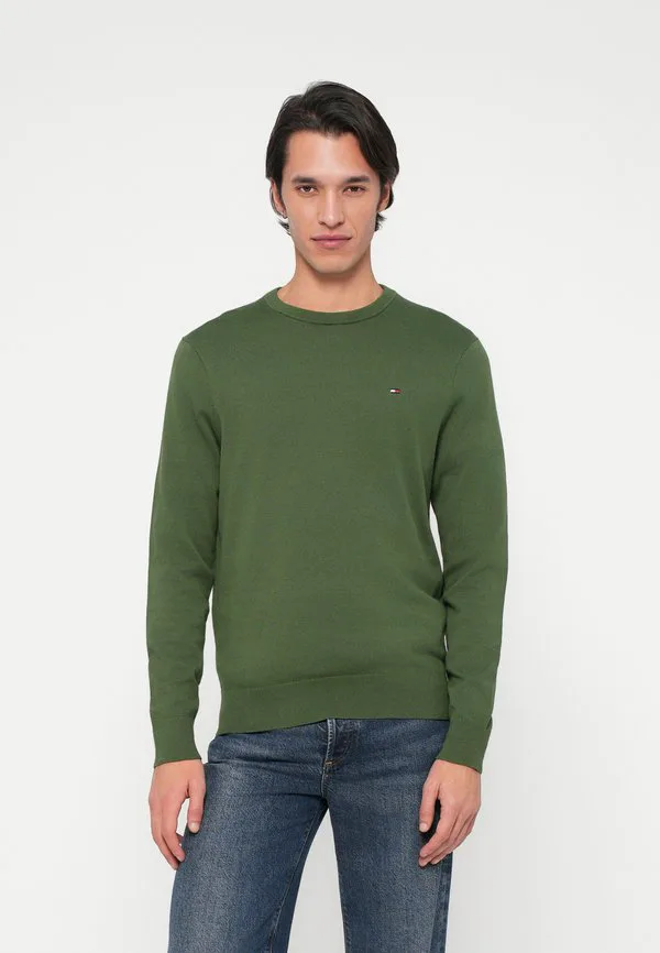 Свитер с круглым вырезом и вышивкой флага Tommy Hilfiger, Mountain Pine