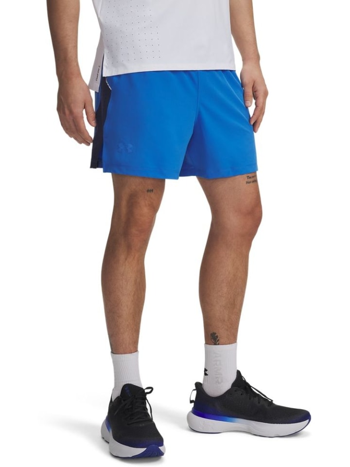 

Спортивные шорты "Launch Pro 5'' Shorts" синего цвета Under Armour