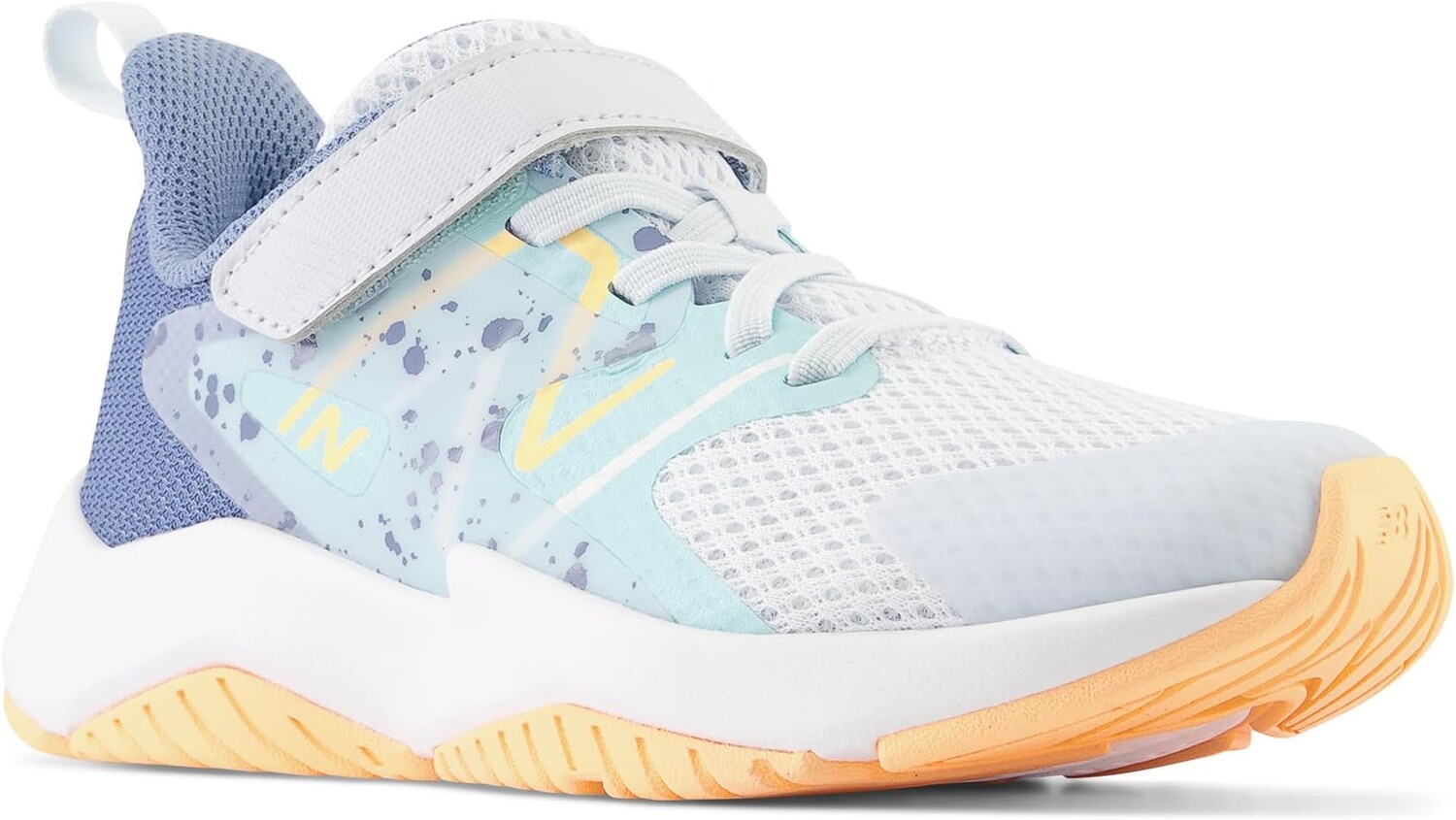 

Кроссовки Rave Run v2 Bungee Lace with Hook-and-Loop Top Strap New Balance, цвет Ice Blue/Bright Cyan