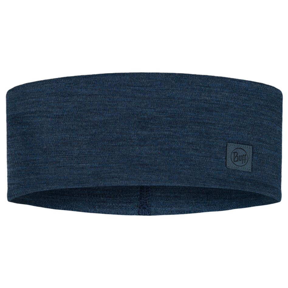 

Повязка на голову Buff Merino Wide Headband, цвет Solid Night Blue