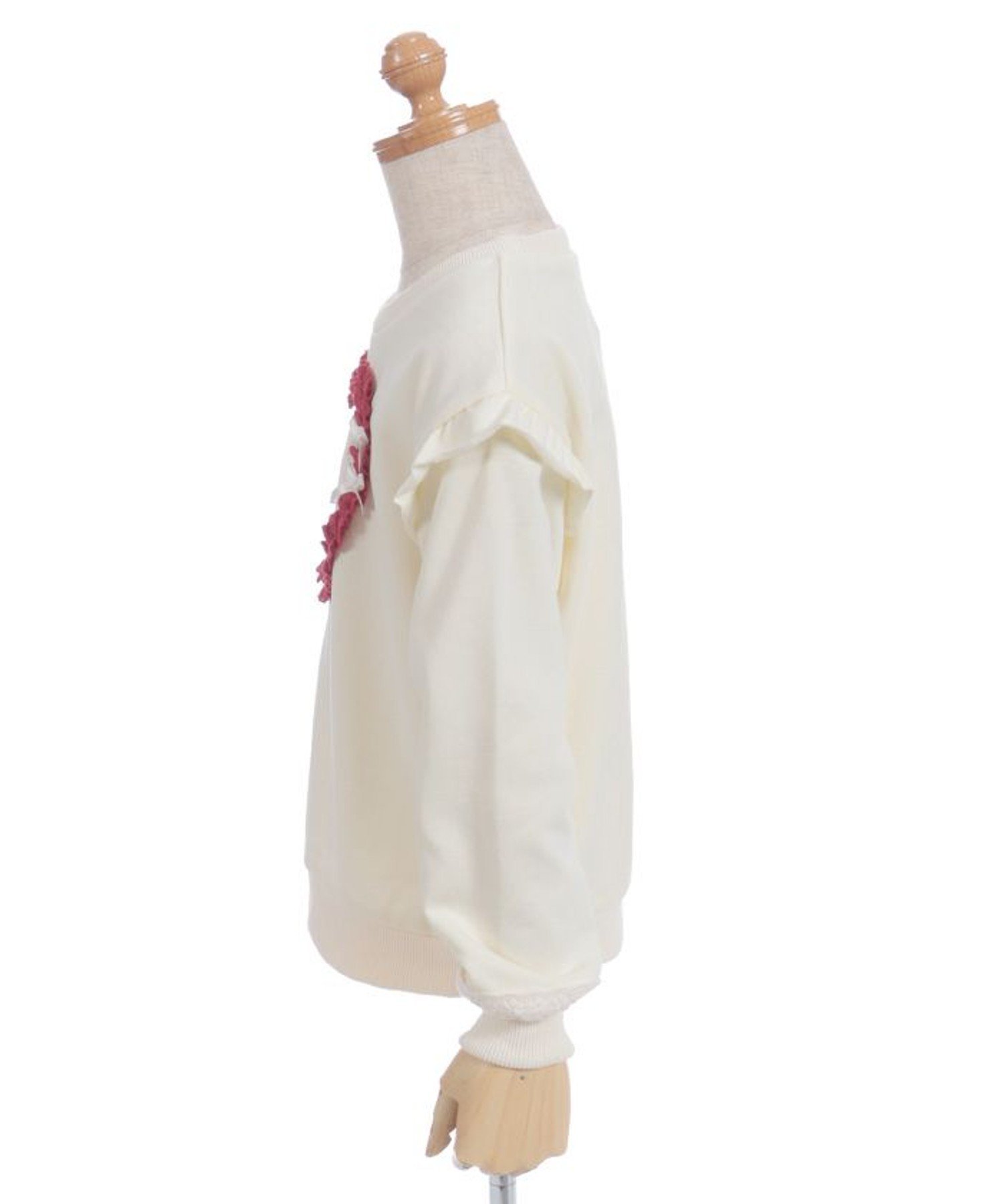 Толстовка с вышивкой "Ягоды" Axes femme kids, Off-white — фото 3
