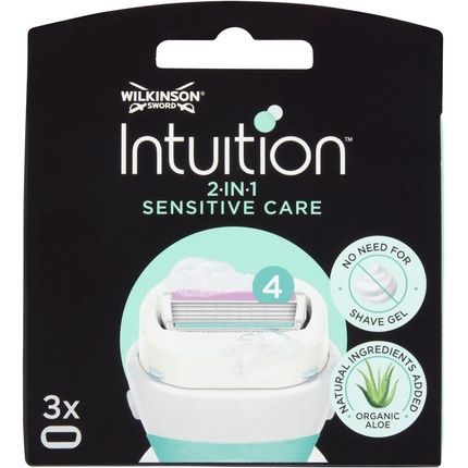 

Сменные лезвия для бритвы Intuition Sensitive Care, Wilkinson Sword