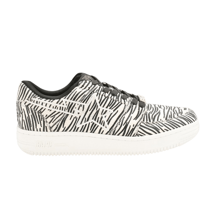 

Кроссовки BAPE Bapesta Low M2 '20th Anniversary Pack - Zebra', белый