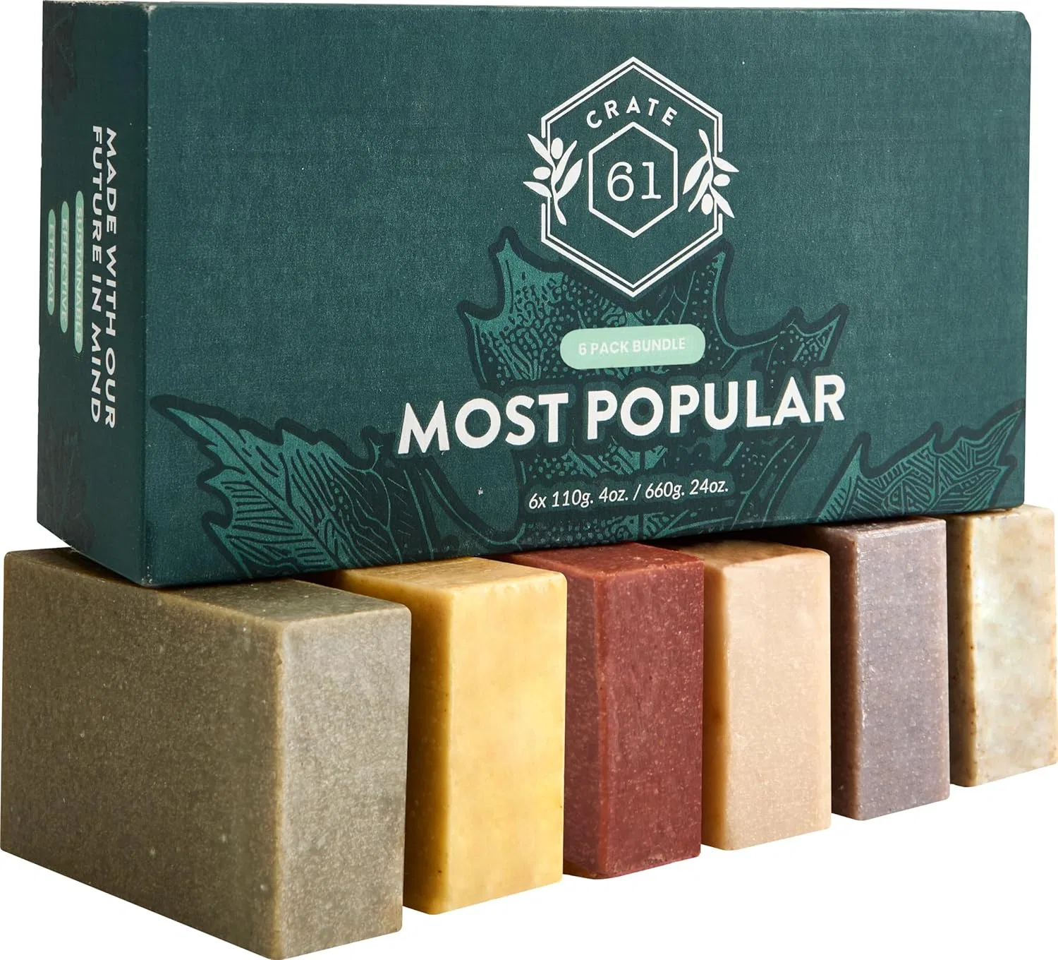 Набор веганского мыла ручной работы от Crate 61 Crate 61 Organics — фото 2