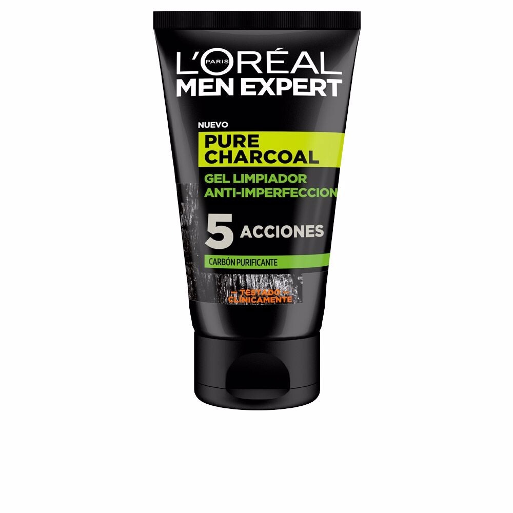 

Очищающий гель для лица Men expert pure charcoal gel limpiador purificante L'oréal parís, 100 мл
