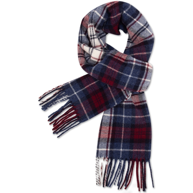 

Tommy Hilfiger Вязаный шарф Men's Blue White Red Plaid