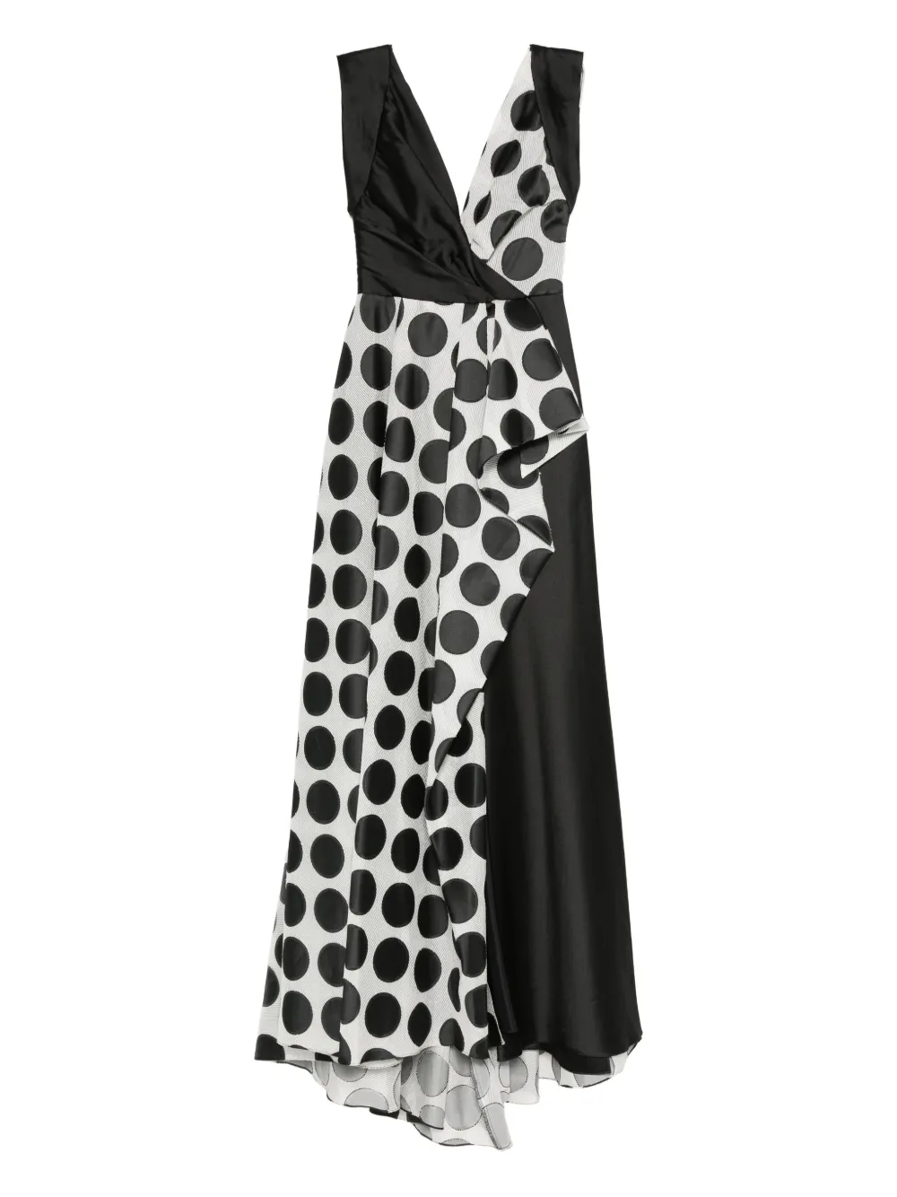 

Платье макси в горох Gemy Maalouf, белый