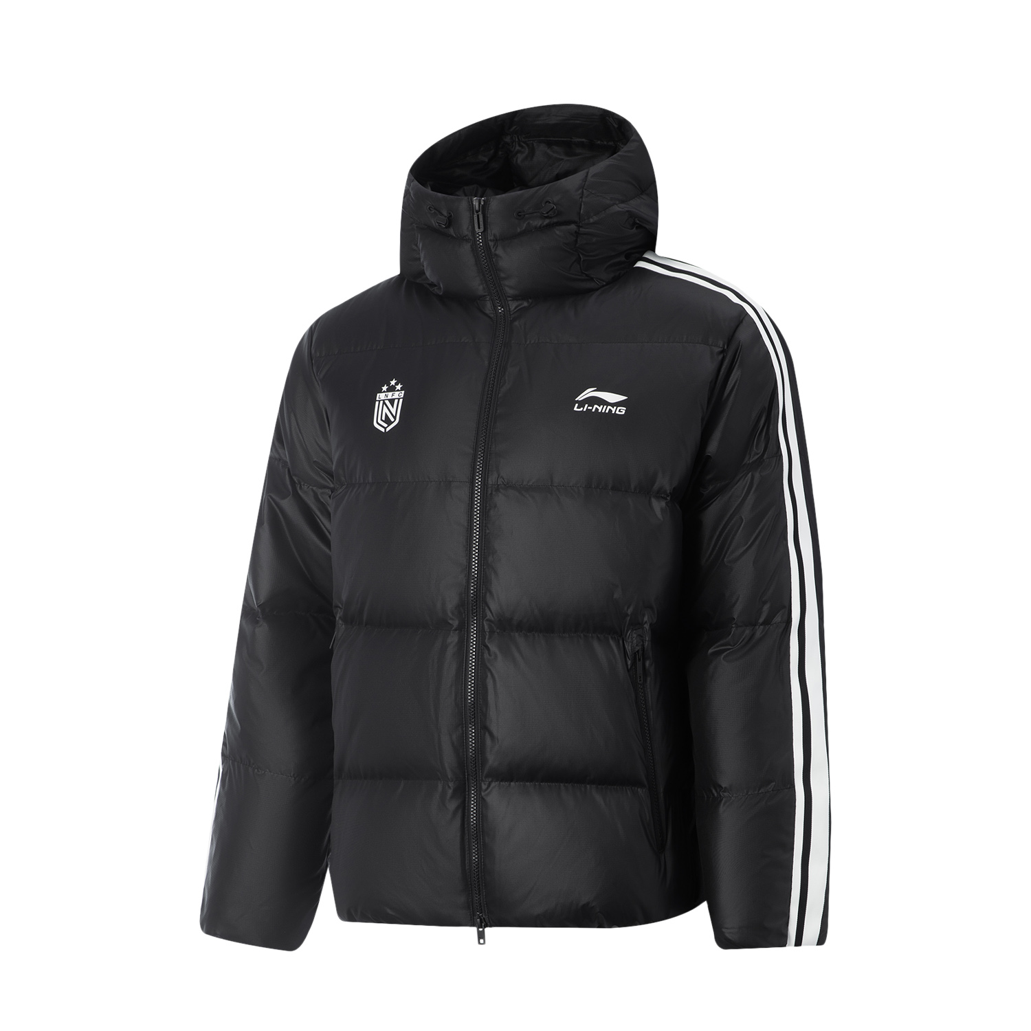 

LINING Спортивная куртка пуховик унисекс черная, Black