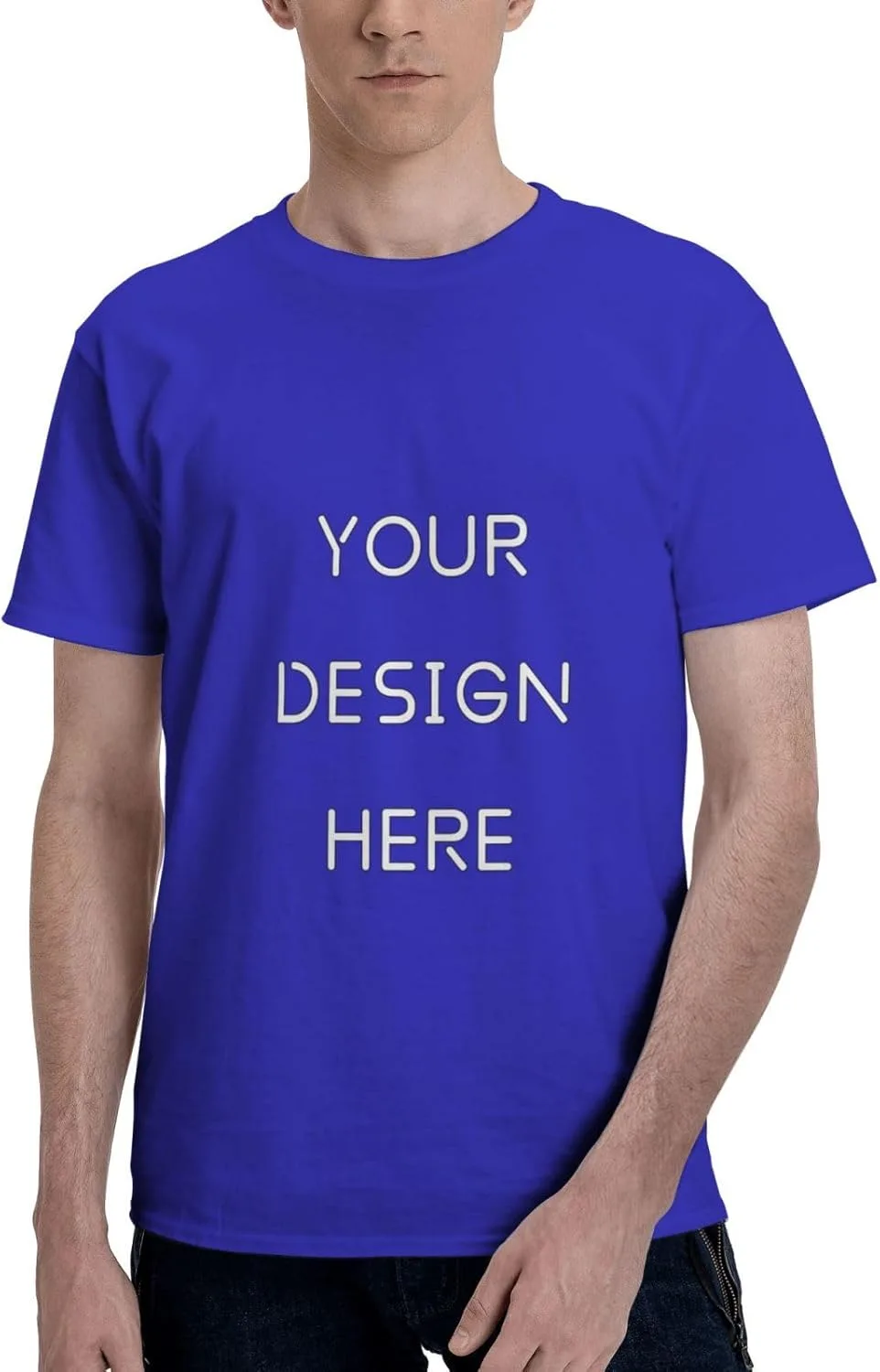 

Футболка с нанесением текста и логотипа