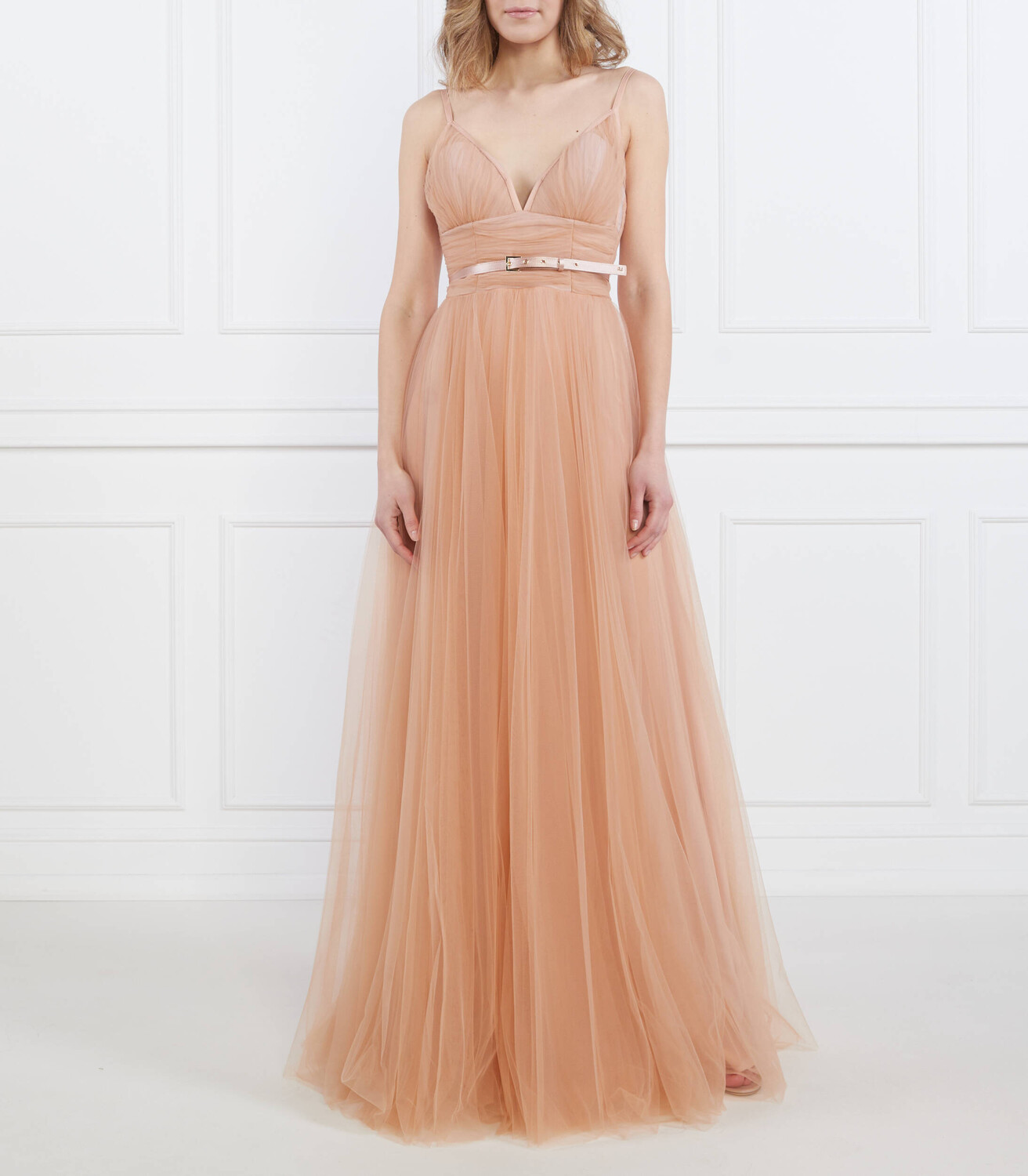 

Платье Elisabetta Franchi, пудрово-розовый