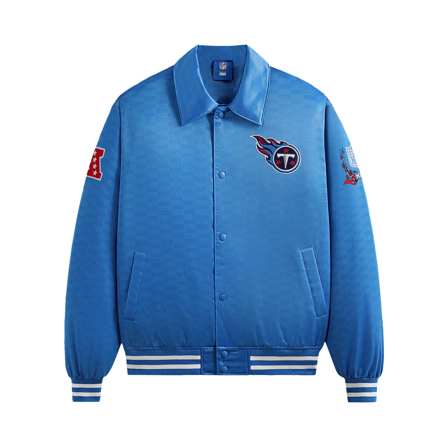 

Kith For The NFL: атласный бомбер Titans Ato
