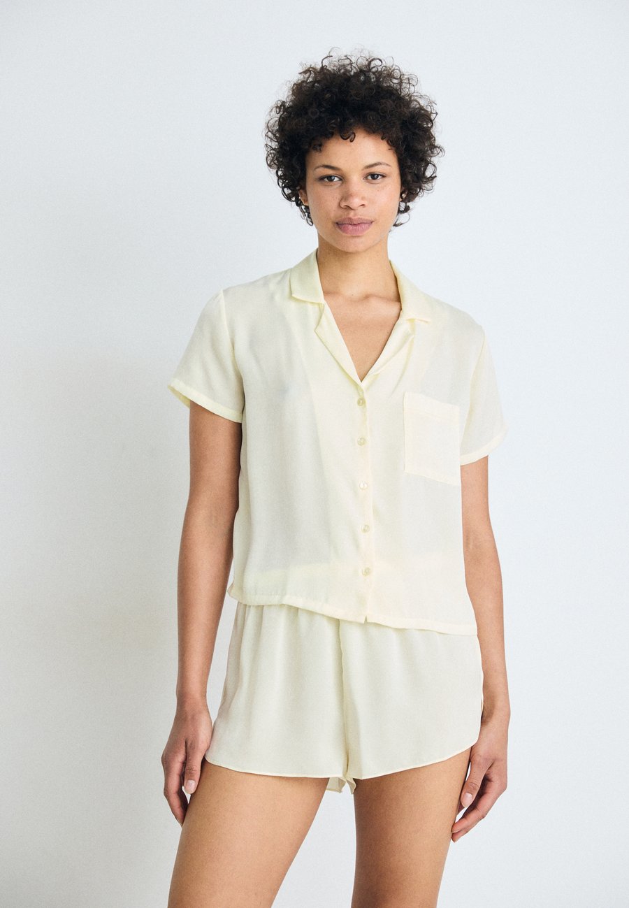 

Пижамный топ Hunkemöller JACKET MINIMAL, Yellow/Light Yellow