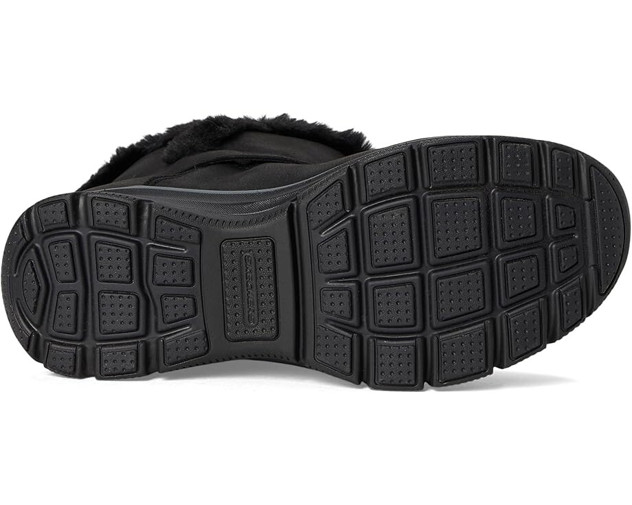 Ботинки женские SKECHERS Easy Going зимние на плоской подошве, черный — фото 3