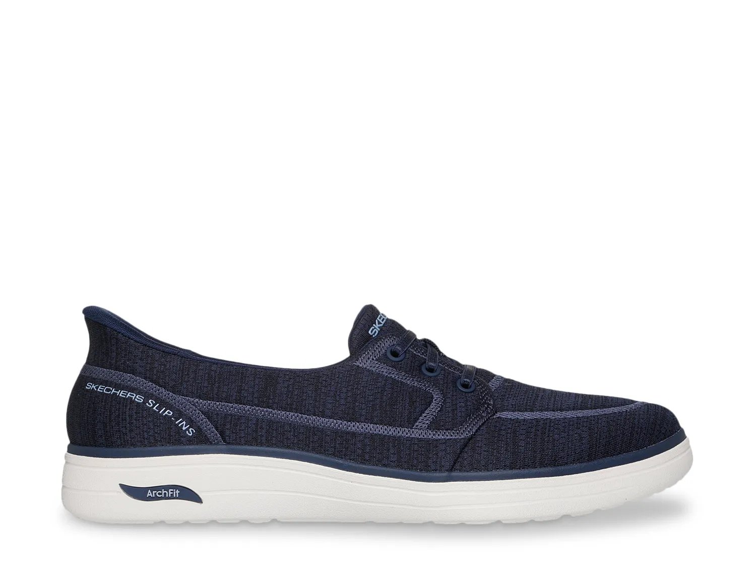 Слипоны Skechers Slip-Ins Arch Fit Inspire Joyce Sneaker, темно-синий — фото 3