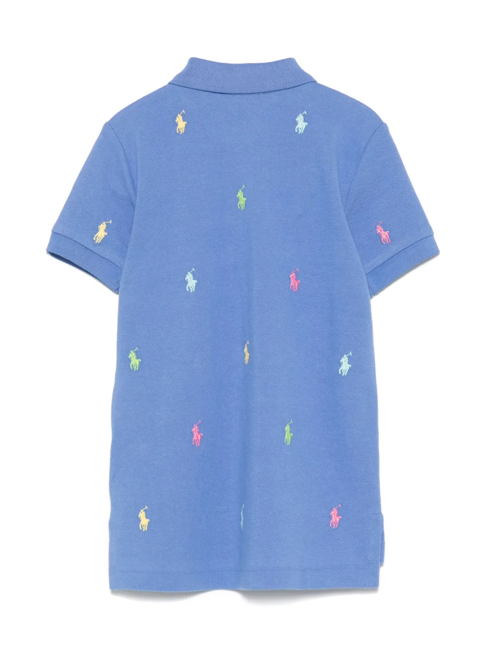 Рубашка поло с вышивкой Polo Pony POLO RALPH LAUREN KIDS, синий — фото 2