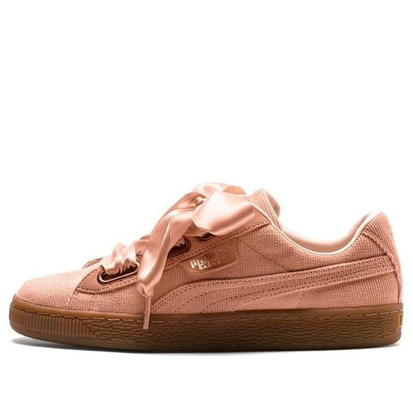 Кроссовки basket heart corduroy 'pink brown' Puma, розовый