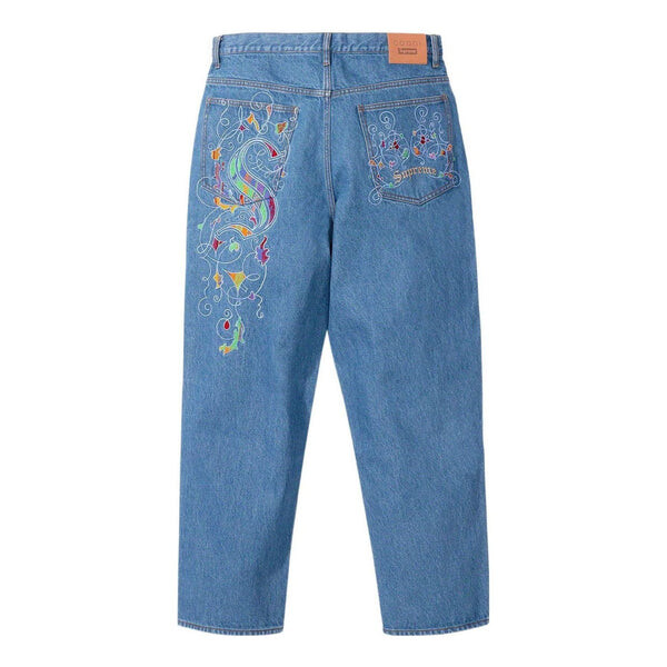 

Брюки x coogi ss23 week11 baggy jean pants 'blue' Supreme, синий