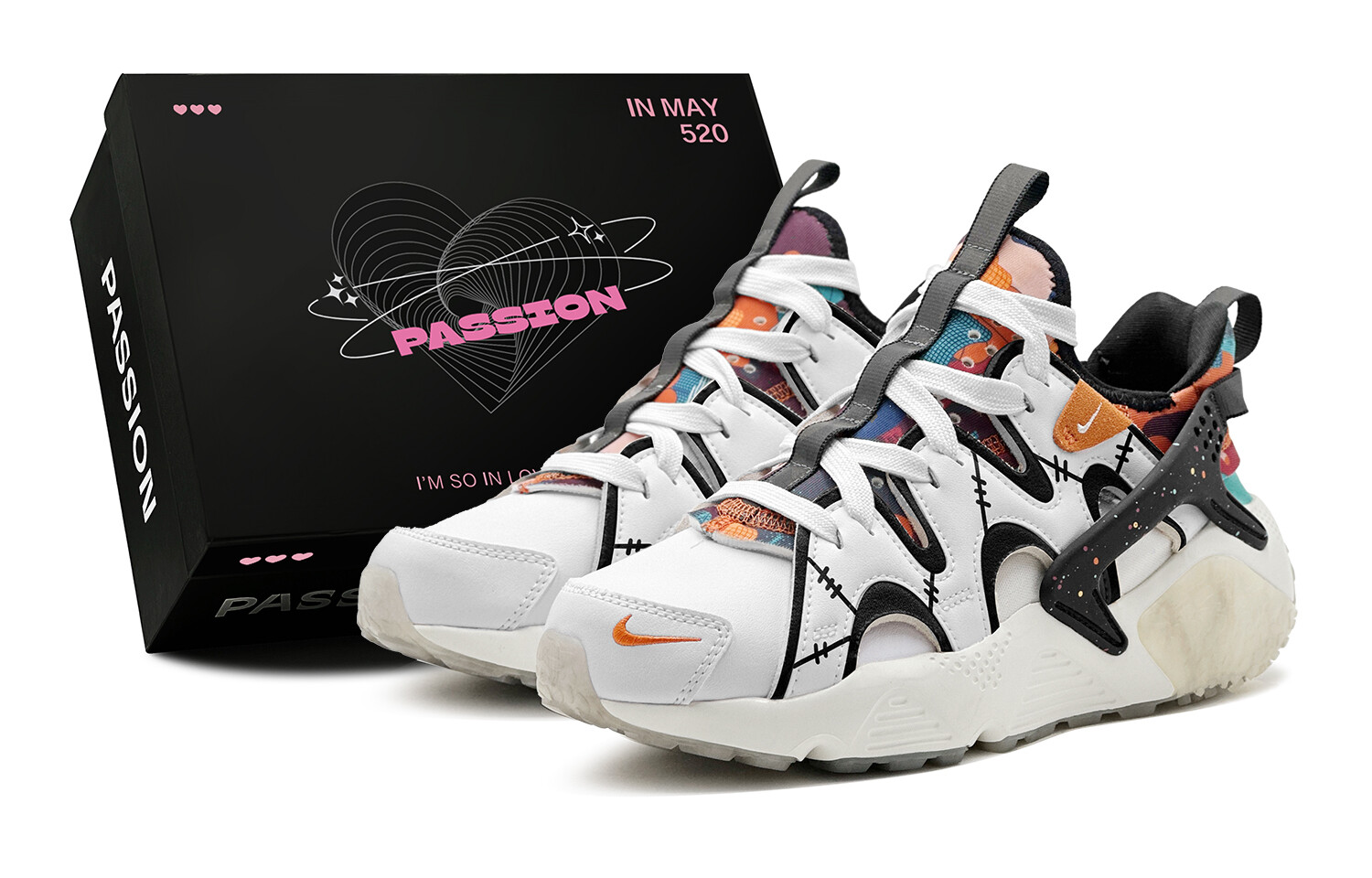 

Кроссовки Air Huarache Lifestyle женские с низким верхом оранжевого цвета Nike, Оранжевый, Кроссовки Air Huarache Lifestyle женские с низким верхом оранжевого цвета Nike
