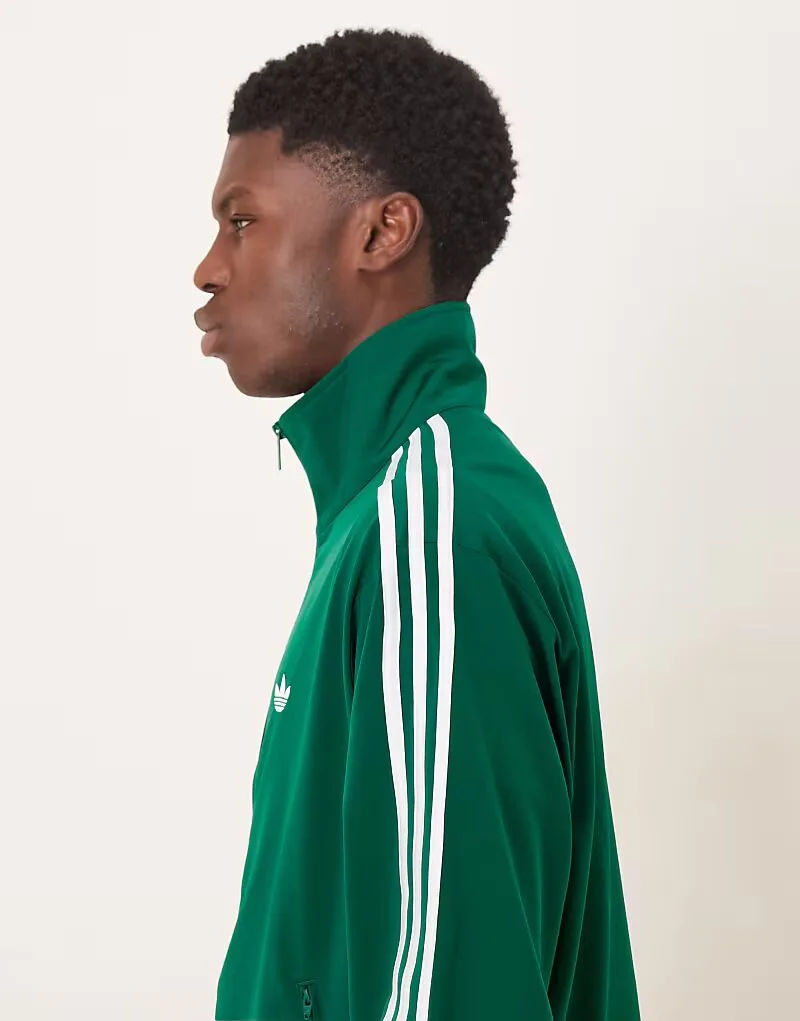 Спортивная куртка Adidas Originals Firebird зеленого цвета — фото 4