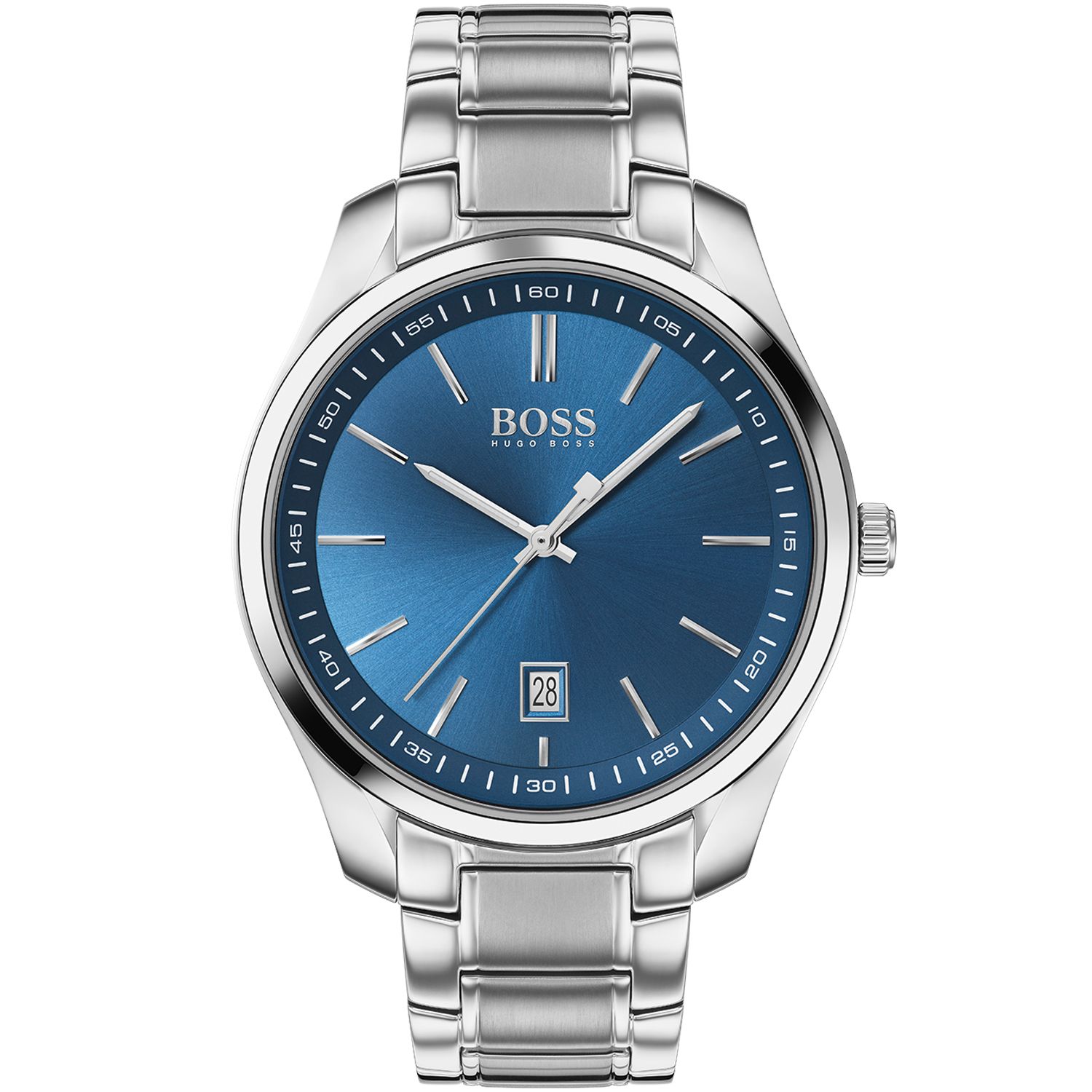 

Серебряные мужские часы Hugo Boss