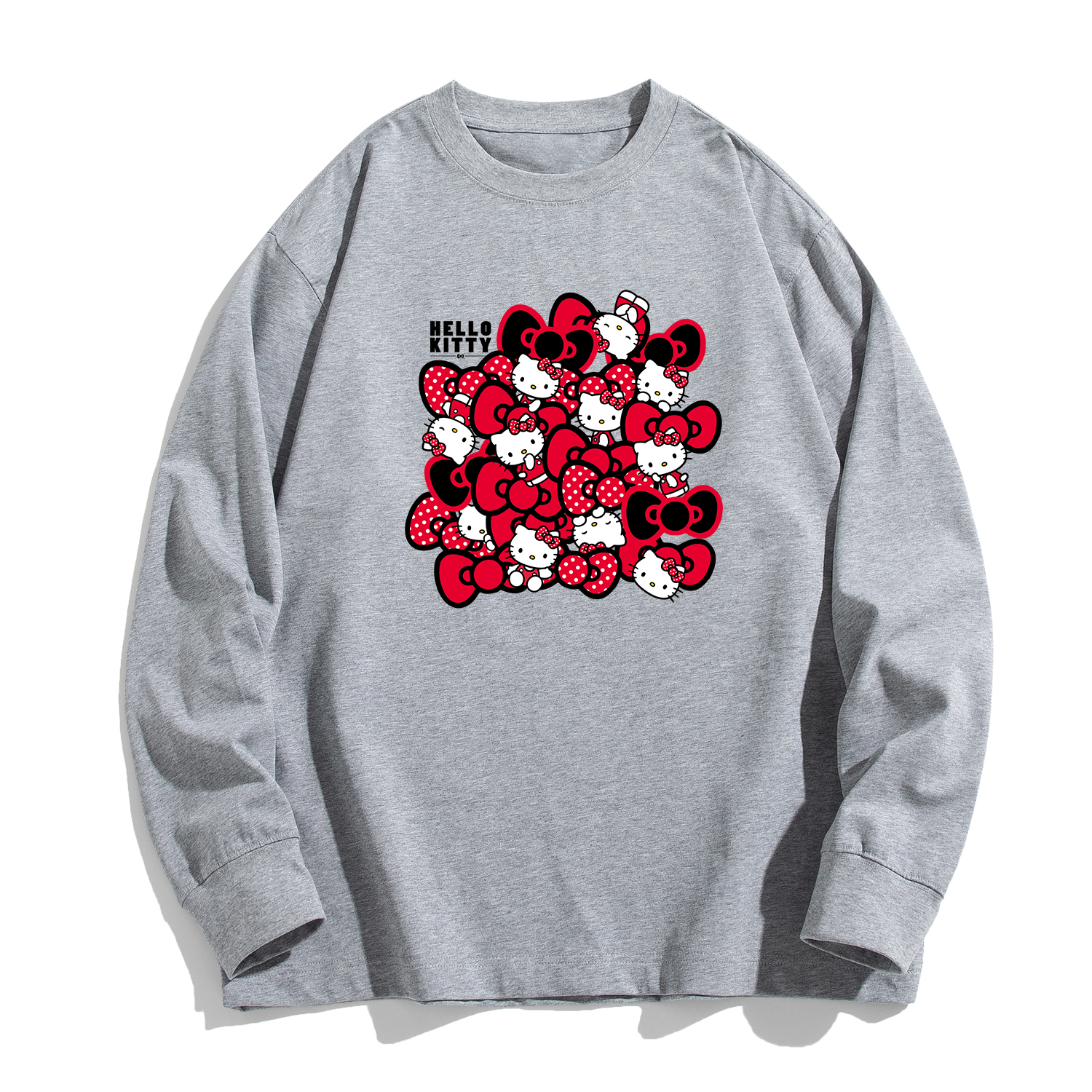 

Футболка Hello Kitty SS25 Unisex Sanrio, серый