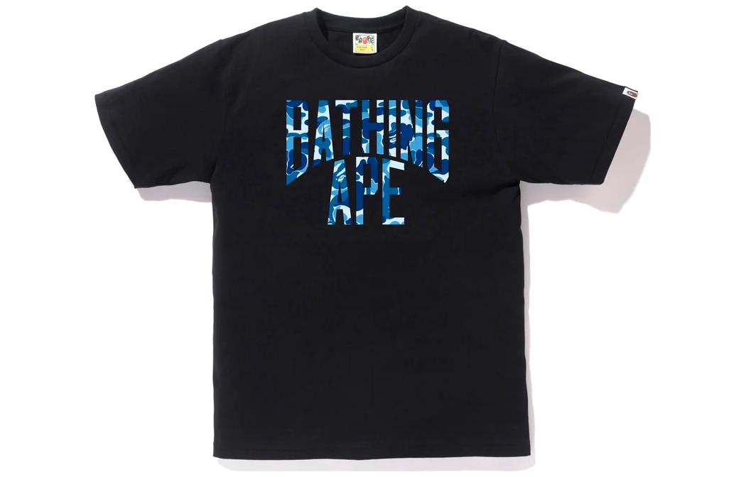 Футболка Bape Abc Camo Nyc Logo A BATHING APE, белый красный — фото 2