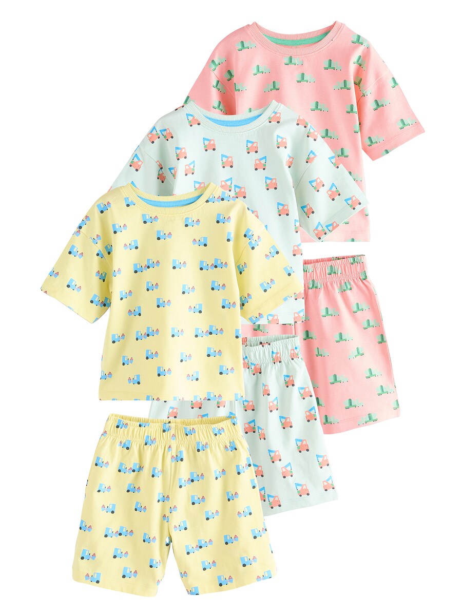 

Пижама Next, цвет Pastel blue/Yellow/Coral