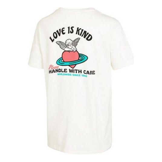 

Футболка (WMNS) Vans Love Is Kind Boyfriend T-Shirt 'Marshmallow', разноцветный