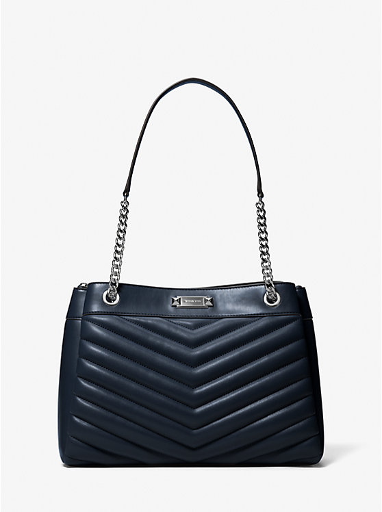 

Стеганая сумка-тоут Whitney среднего размера Michael Kors, синий