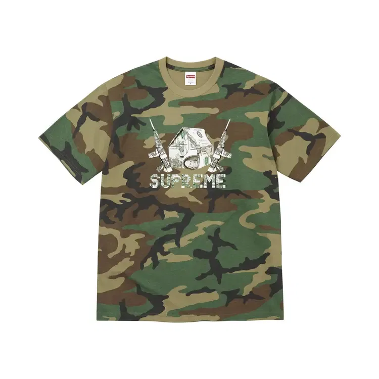 Футболка Supreme Origami Tee, зеленый