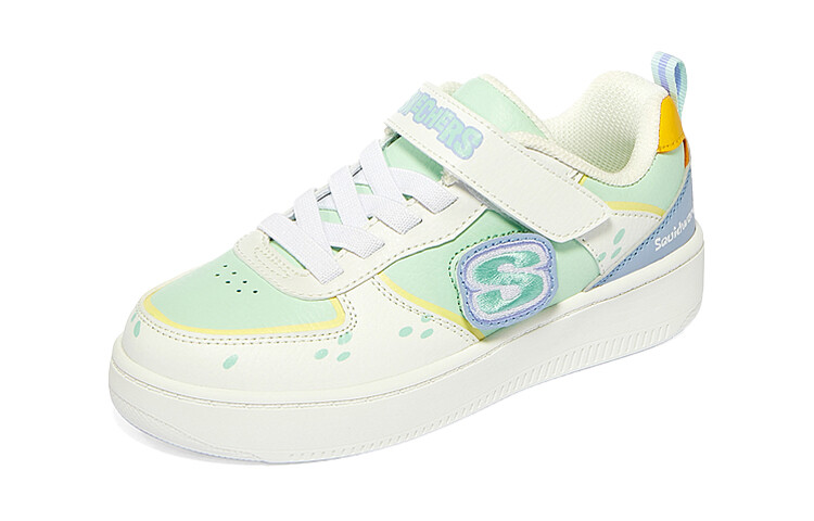 Детские кроссовки для скейтбординга GS Low-top Зеленые/розовые Skechers — фото 2