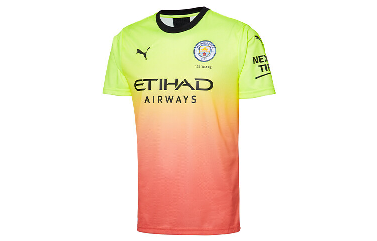 

Футболка Manchester City мужская розовая/желтая Puma, желтый