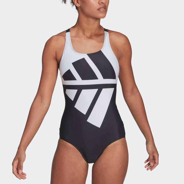 Adidas Купальник One Piece Women's Black/White Triangle One Piece — фото 4
