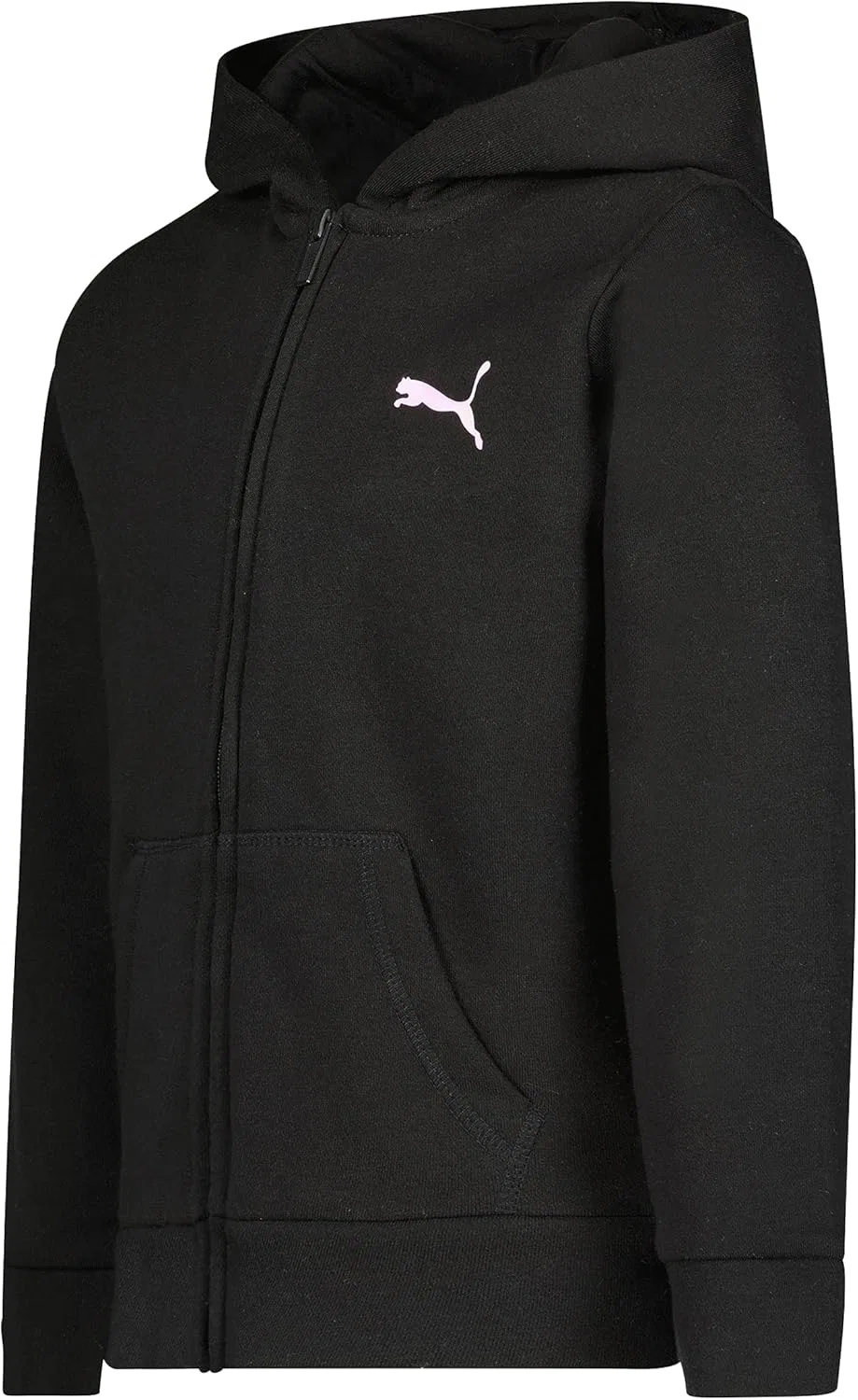 Детская худи на молнии PUMA Core Logo, Puma Black — фото 4