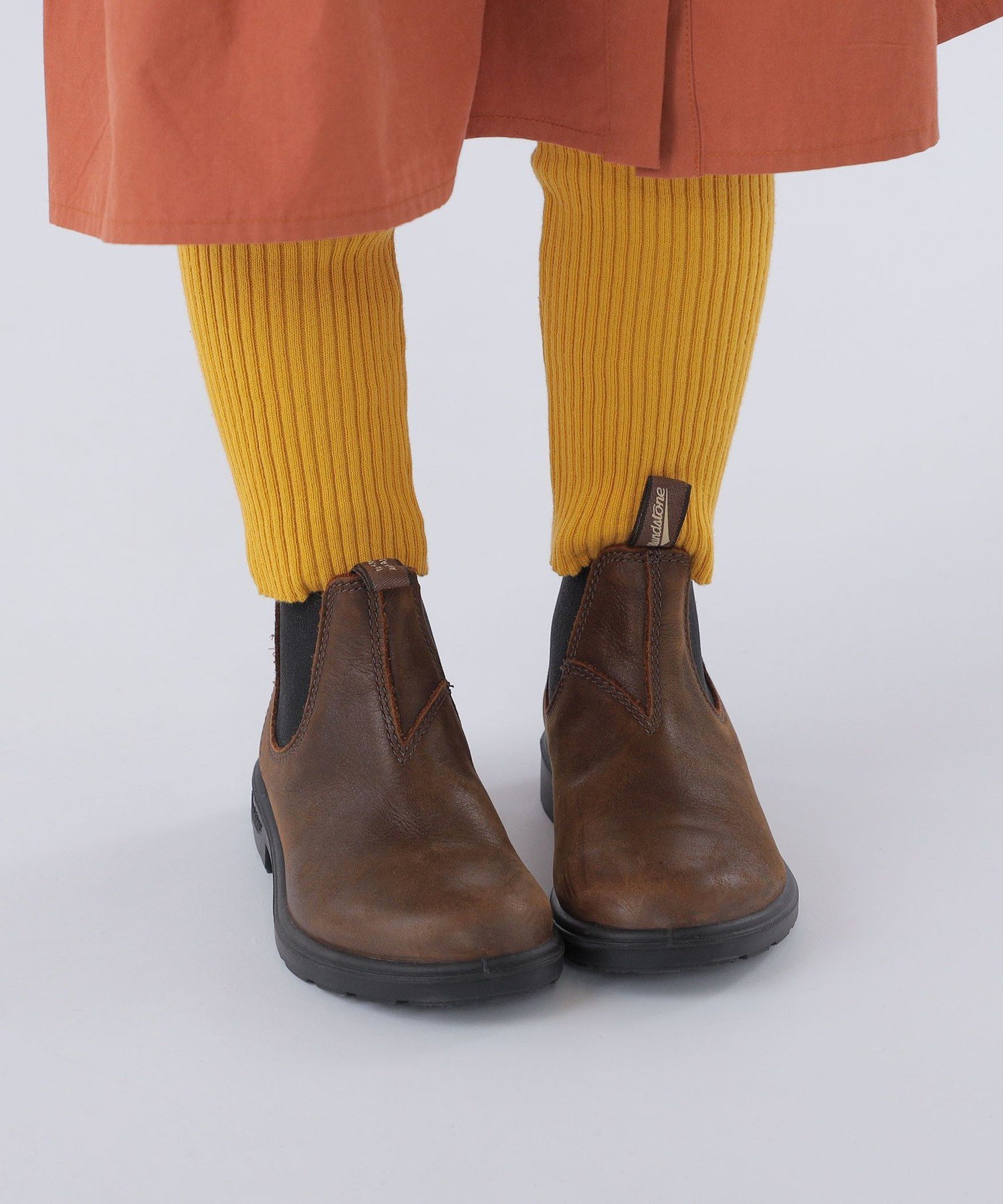 Бландстоун: Ботинки из гладкой кожи Ships Kids, brown